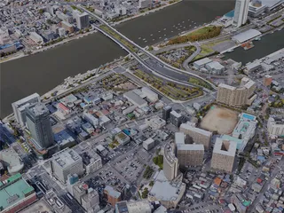 Niigata City, Japan (2023) 3D Model