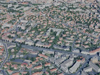 Clermont-Ferrand City, France (2024) 3D Model