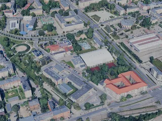 Czestochowa City, Poland (2024) 3D Model