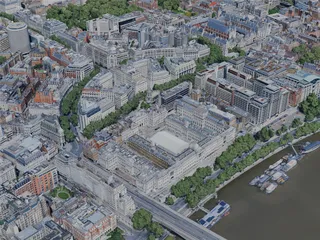 London City, UK (2024) 3D Model