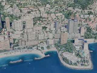 Monaco City, Monaco (2024) 3D Model