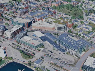 Portland City, ME, USA (2024) 3D Model