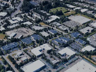 Redmond City, WA, USA (2024) 3D Model