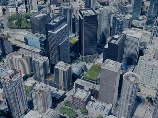 Seattle City, WA, USA (2024) 3D Model