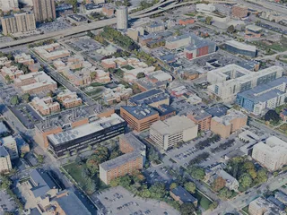 Syracuse City, NY, USA (2024) 3D Model