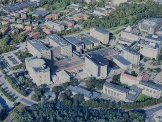 Uppsala City, Sweden (2023) 3D Model