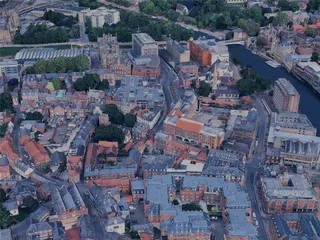 York City, UK (2024) 3D Model