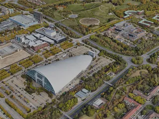 Milton Keynes City, UK (2022) 3D Model