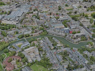 Oxford City, UK (2023) 3D Model