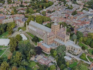 St. Albans City, UK (2022) 3D Model