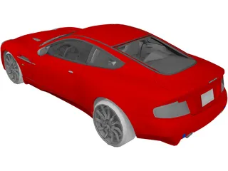 Aston Martin Vanquish 3D Model