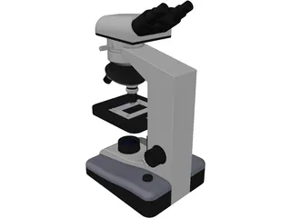 Microscope 3D Model