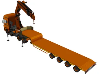 Scania Truck 3D Model