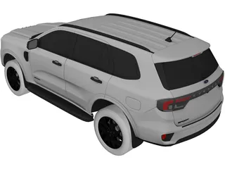 Ford Everest Sport (2023) 3D Model