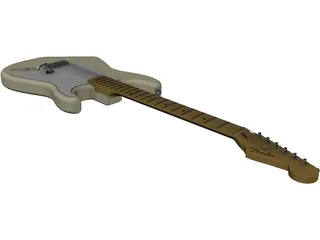Fender YJM Nylon Stratocaster (1996) 3D Model