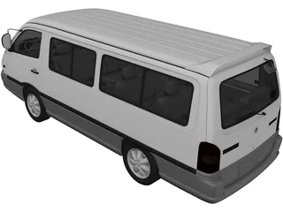 SsangYong Istana 2.9D (1996) 3D Model