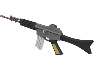 K2 Rifle 3D Model