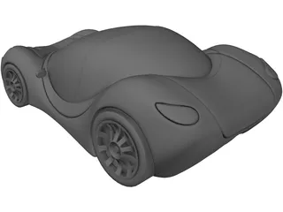 Venus concept car 3D Model