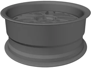 BBS LM Wheel 3D Model