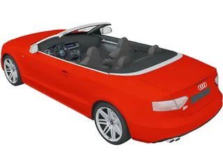 Audi S5 Convertible (2010) 3D Model