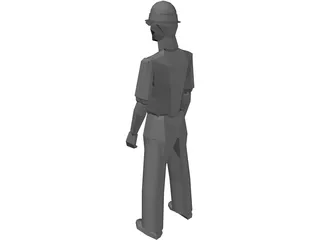 Worker 3D Model