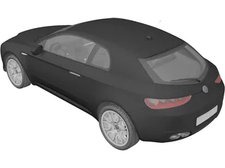 Alfa Romeo Brera 3D Model