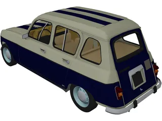 Renault 4 3D Model