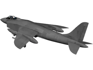 Hawker Siddeley P.1154 Royal Navy 3D Model