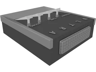 Remote Ultrasonic Old 3D Model