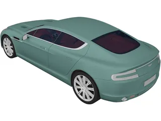 Aston Martin Rapide (2011) 3D Model