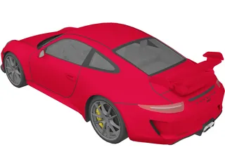 Porsche 911 GT3 3D Model