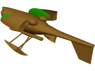 Martian Flyer 3D Model