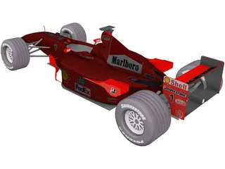 Ferrari F1 (2007) 3D Model