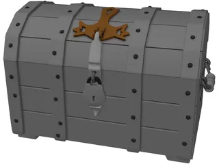 Treasure Chest 3D Model