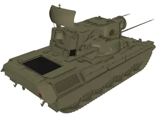 Flackpanzer Gepard 3D Model