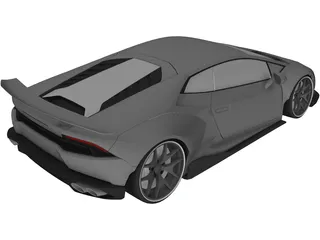 Lamborghini Huracan (2017) 3D Model