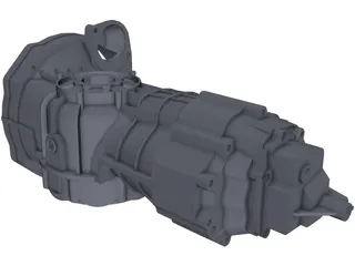 Transaxle Porsche G50 3D Model