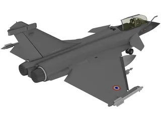 Dassault Rafale 3D Model