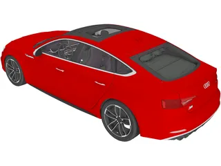 Audi S5 Sportback (2018) 3D Model