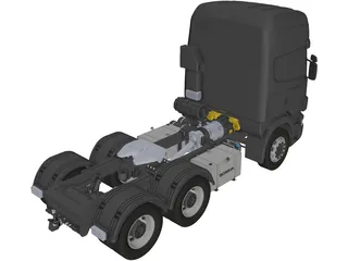 Scania 6x4 3D Model