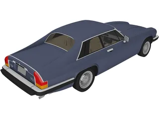 Jaguar XJ-S Coupe (1990) 3D Model