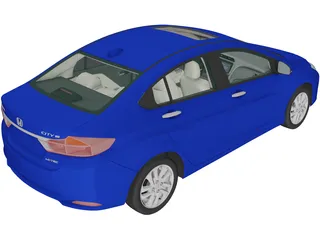 Honda City (2014) 3D Model