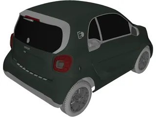 Smart EQ ForTwo (2017) 3D Model