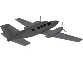 Cessna 402C 3D Model