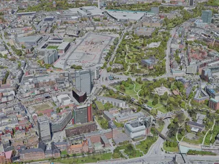 Hamburg City, Germany (2023) 3D Model