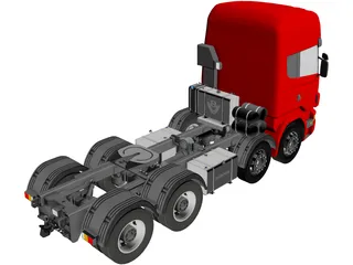 Scania 8X4 3D Model