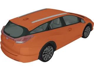 Honda Civic Tourer (2014) 3D Model