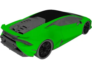 Lamborghini Huracan Tecnica (2023) 3D Model