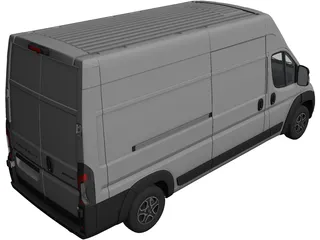 Peugeot e-Boxer L3H3 (2024) 3D Model