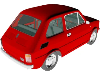 Fiat 126p (1976) 3D Model